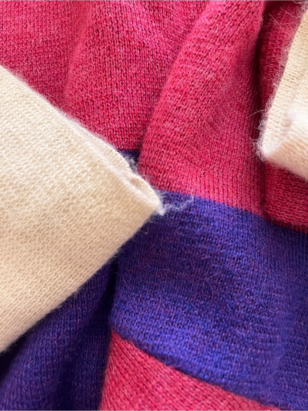 Rachel Comey Baby Alpaca Sweater Sz M | Boatneck, Colorblock, RARE - Picture 5 of 5